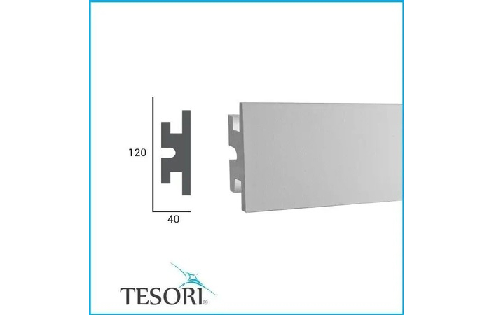 Карниз для LED освітлення Tesori (KD 302), ELITE DECOR - Зображення KD_302-.jpg