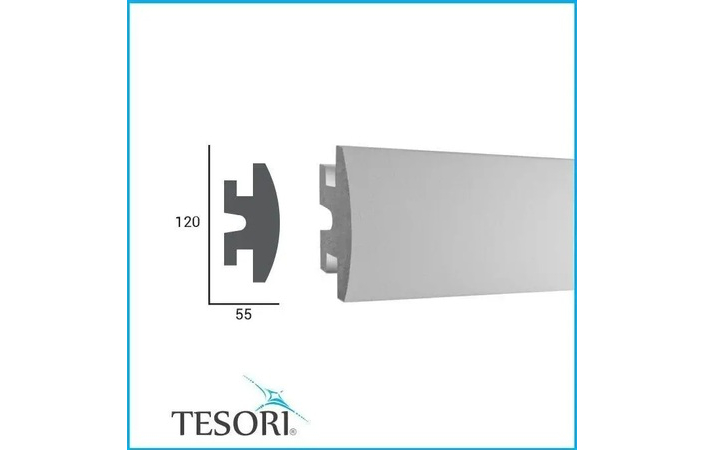 Карниз для LED освітлення Tesori (KD 306), ELITE DECOR - Зображення KD_306-.jpg
