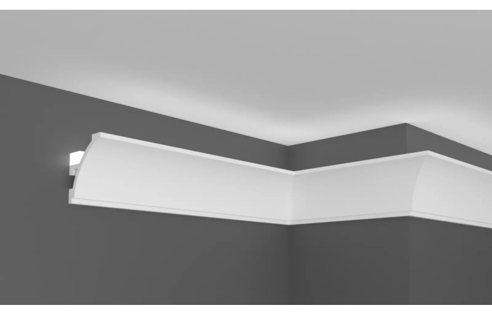 Карниз полімерний для LED освітлення Grand Decor (KH 904), ELITE DECOR - Зображення KH_904.jpg