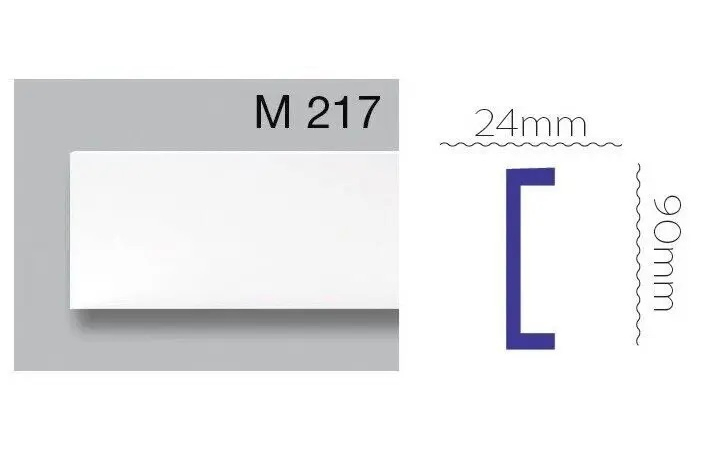 Плинтус полиуретановый Harmony (M 217), ELITE DECOR - Зображення M_217.jpg