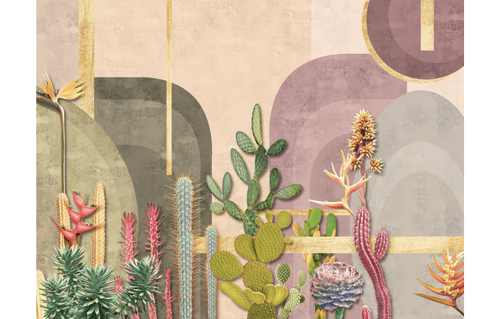 Фотошпалери LeoPrint Кактусовий сад - Зображення OML9BJH_PW-0057.jpg