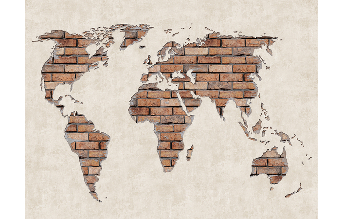 Фотошпалери LeoPrint Кам'яна карта - Зображення OML9BJH_PW-0058.jpg