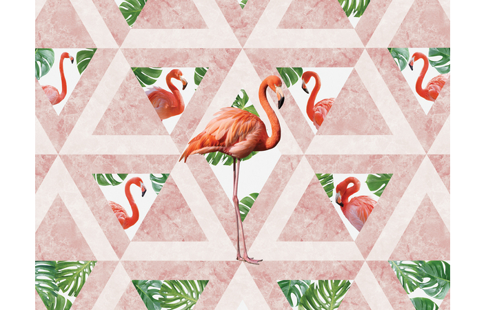 Фотошпалери LeoPrint Рожеві фламінго - Зображення OML9BJH_PW-0068.jpg