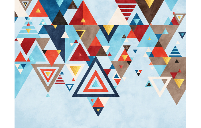 Фотошпалери LeoPrint Трикутники - Зображення OML9BJH_PW-0071.jpg