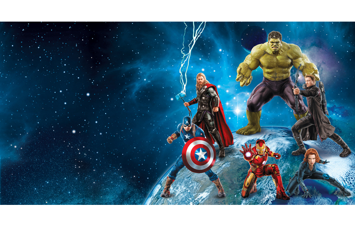 Фотошпалери LeoPrint Герої Marvel - Зображення TNHRPJO_PW-0093.jpg