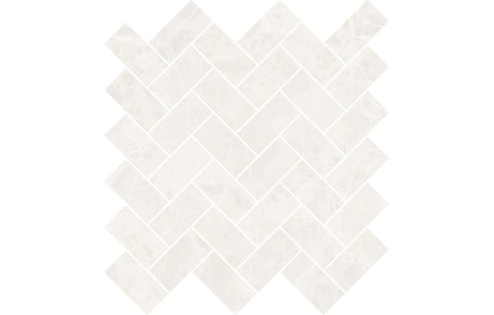 Мозаика Sephora White Mosaic 297×268x10 Opoczno - Зображення b25bf-sephora-white-mosaic-29-7x26-8.jpg