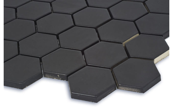Мозаика H 6021 Hexagon Black MATT 295x295x9 Котто Керамика - Зображення b3704-h_6021-black-mat-.jpg