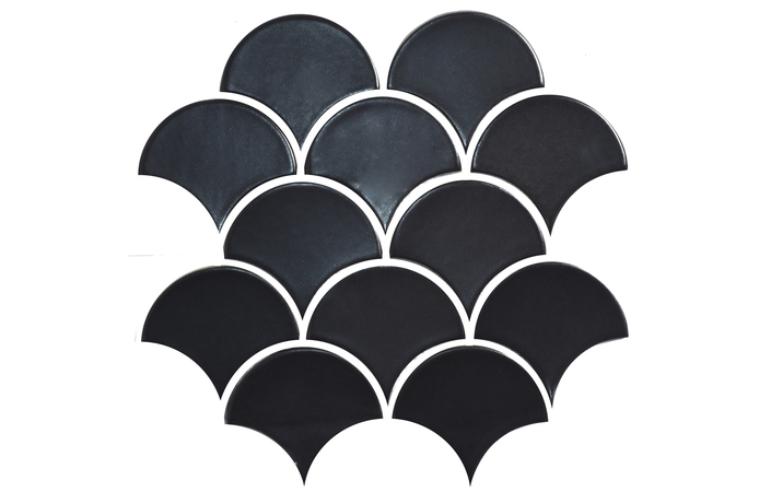 Мозаїка Scales SC 6022 Graphite Black А+В 285×275x9 Котто Кераміка - Зображення baa22-scales-sc-6022-v-graphite-black.jpg