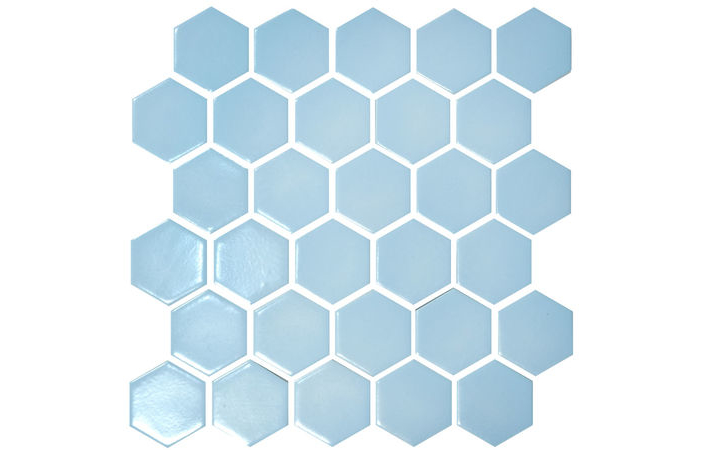 Мозаїка H 6026 Hexagon Light Blue 295×295x9 Котто Кераміка - Зображення c58c5-h-6026-light-blue-.jpg