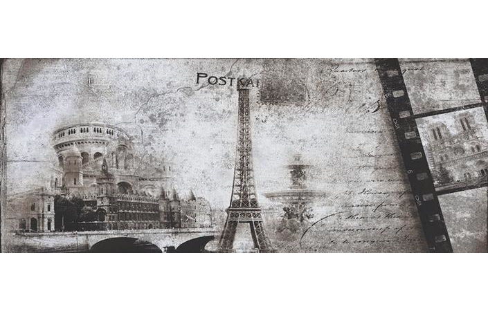 Декор Postcard Grey Inserto 3 200×500x9 Konskie - Зображення cb423-tekstura-postcard-grey-inserto-3-20x50.jpg