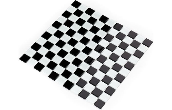 Мозаїка GM 4001 С2 Black-White 300x300x4 Котто Кераміка - Зображення 2