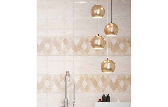 Плитка стінова Marmo Milano rhombus 300x600x9 Golden Tile - Зображення e7559-0215572001563273471.jpg