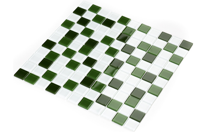 Мозаїка GM 4030 C3 Green D-Green M-White 300x300x4 Котто Кераміка - Зображення f2ae6-3be4e-gm-4030-c3-green-d-green-m-white.jpg