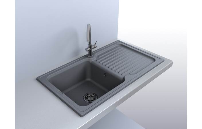Кухонна мийка ORLEAN Grey MIRAGGIO - Зображення orlean_g-1.jpg