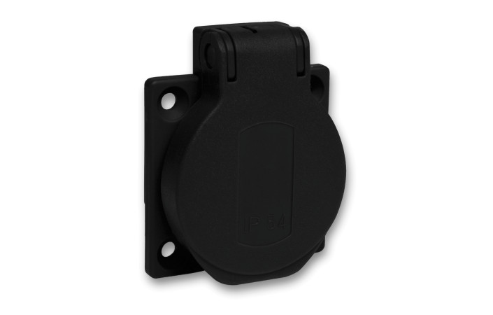 РОЗ.SСHUKO ЧОРНА 50Х50 250В-16А IP54 Б - Зображення shnider_DB405961.jpg