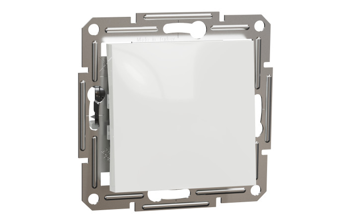 Перемикач одноклавішний, білий, Asfora, без рамки - Зображення shnider_EPH0470121_IOP-Default.jpg