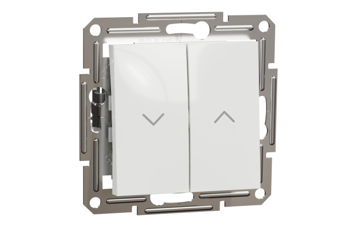 Вимикач для жалюзі, білий, Asfora, без рамки - Зображення shnider_EPH1370121_IOP-Default.jpg