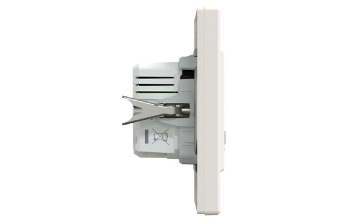 Подвійний зарядний пристрій USB, Asfora, тип A+C, 21 Вт, у комплекті, кремовий - Зображення shnider_EPH2700523_IOP-L_CL.jpg