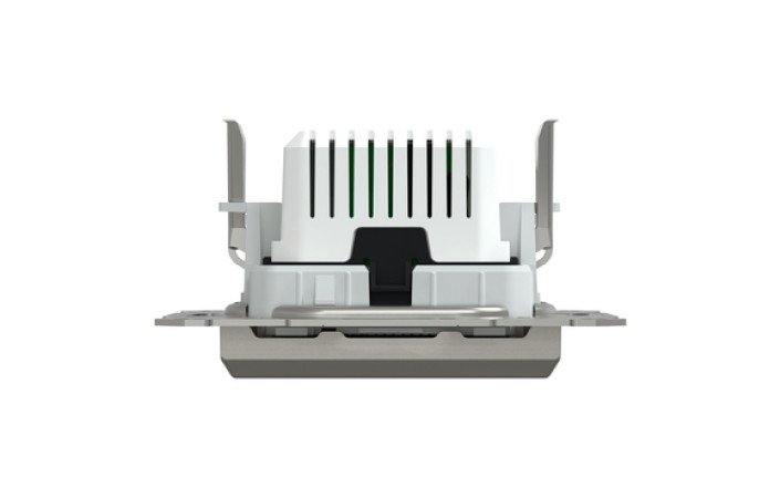 Подвійний зарядний пристрій USB, Asfora, тип A+C, 21 Вт, механізм з супортом, бронза - Зображення shnider_EPH2700569_IOP-top_CL.jpg