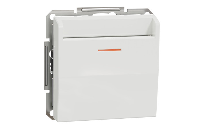 Вимикач картковий, механічний, білий, Asfora, без рамки - Зображення shnider_EPH6270121_IOP-default.jpg