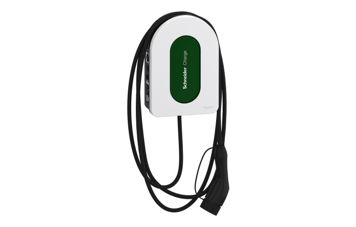 Charging station, Schneider Charge, 1P+N, attached cable 5m, 7.4kW, 32A - Зображення shnider_EVH5A07N2C5_Image.jpg
