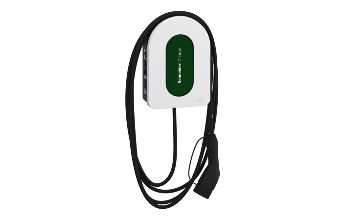 Charging station, Schneider Charge, 1P+N, attached cable 7m, 7.4kW, 32A - Зображення shnider_EVH5A07N2C7_Image.jpg