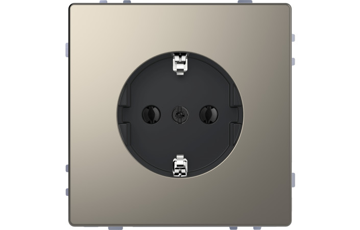 D-Life РОЗЕТКА з-к без шт НІКЕЛЬ - Зображення shnider_MEG2301-6050.jpg