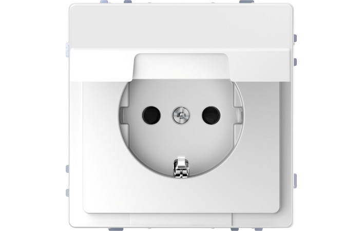 D-Life РОЗЕТКА з-к і кришкою БІЛИЙ  ЛОТОС - Зображення shnider_MEG2310-6035.jpg