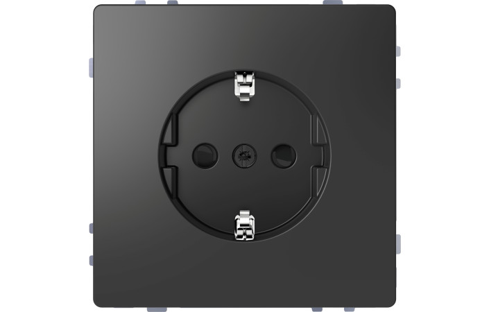 Schneider Electric MTN2400-6034 Розетка SCHUKO, шторка, гвинтові клеми, антрацит, System Design - Зображення shnider_MEG2400-6034.jpg
