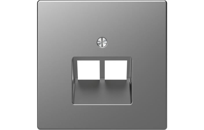 D-Life ЦЕНТР. НАКЛ. 2*RJ45 НЕРЖ. СТАЛЬ - Зображення shnider_MEG4522-6036.jpg