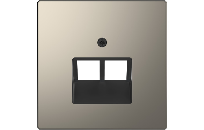 D-Life ЦЕНТР. НАКЛ. 2*RJ45 НІКЕЛЬ - Зображення shnider_MEG4522-6050.jpg