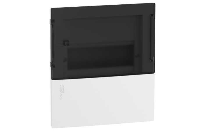 ЩИТ ВРІЗНИЙ Resi9 MP  ДИМЧАСТІ ДВЕРІ 2 ШИНИ 1 РЯД 8 МОДУЛІВ - Зображення shnider_MIP22108S_Image.jpg