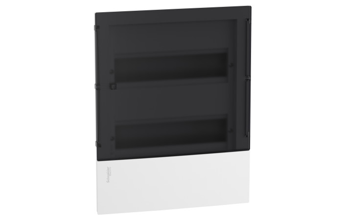 ЩИТ ВРІЗНИЙ Resi9 MP  ДИМЧАСТІ ДВЕРІ 2 ШИНИ 24 МОДУЛІ (2 РЯДИ ПО 12 МОДУЛІВ) - Зображення shnider_MIP22212S_Image.jpg