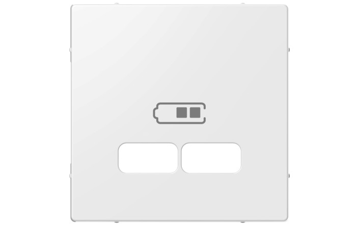 накладка для USB 2,1A пол. біла Sys M - Зображення shnider_MTN4367-0319.jpg