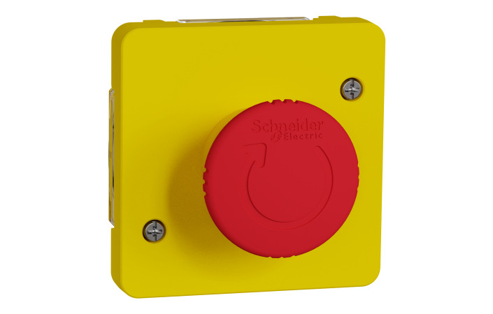 Механізм аварійного вимикача з поворотним ричажком 3А IP55, Mureva Styl, жовтий - Зображення shnider_MUR35053_IoPdef_PMP19.jpg