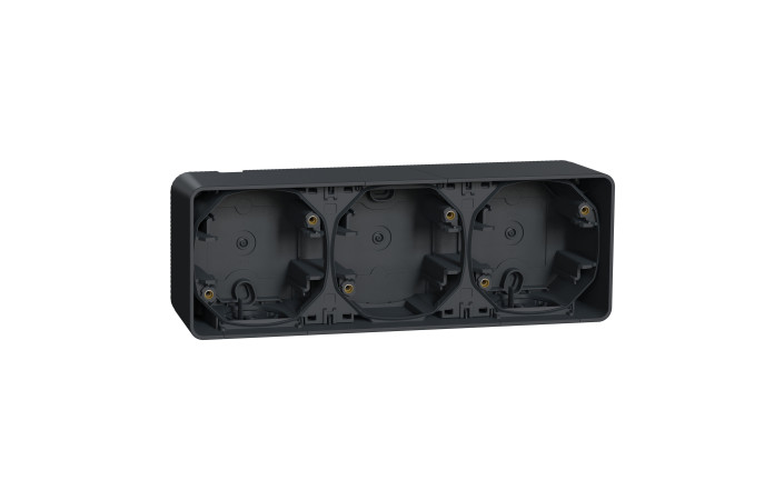 Потрійний блок для поверх. монтажу IP55 Mureva Styl, горизонтальний, чорний - Зображення shnider_MUR37713_IoPdef_PMP19.jpg