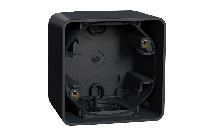 Одинарний блок для поверхневого монтажу IP55 Mureva Styl, чорний - Зображення shnider_MUR37911_IoPdef_PMP19.jpg