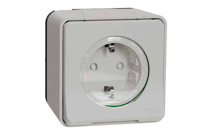 Розетка з заземленням та шторками IP55 Mureva Styl, біла - Зображення shnider_MUR39034_IoPdef_PMP19.jpg