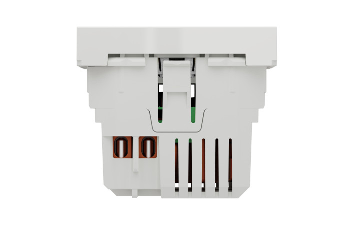 Розетка USB подвійна 2.1А 2 модулі білий - Зображення shnider_NU341818_IOP-bottom_WD19.jpg