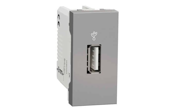 USB-коннектор 1 модуль алюміній - Зображення shnider_NU342930_IOP-def_WD.jpg