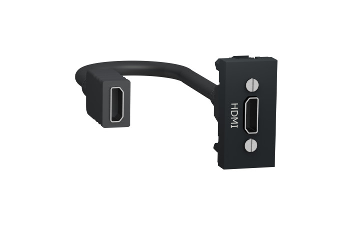 Розетка HDMI, 1 модуль антрацит - Зображення shnider_NU343054_IOP-default_WD19.jpg