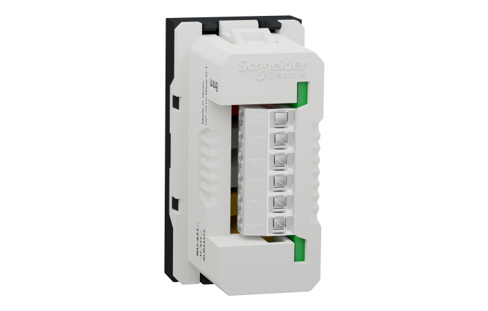 Розетка 3 RCA, 1 модуль антрацит - Зображення shnider_NU343154_IOP-default_back_WD19.jpg