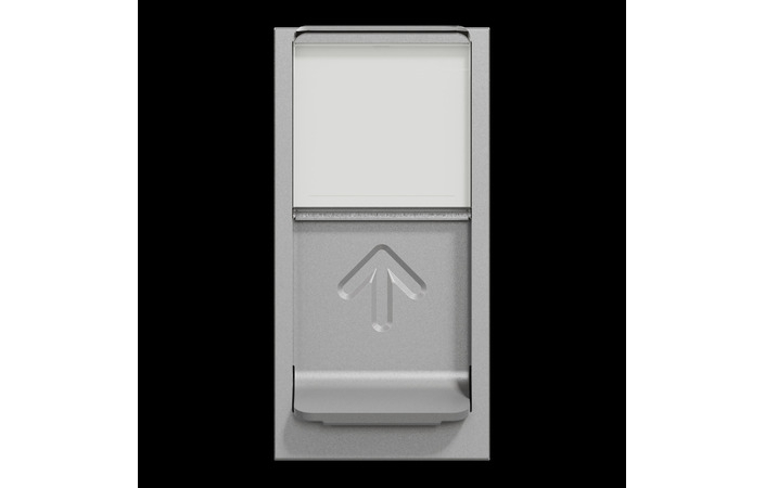 New Unica RJ45 1 модуль CAT6A FTP алюм - Зображення shnider_NU344830_IOP-front_WD.jpg