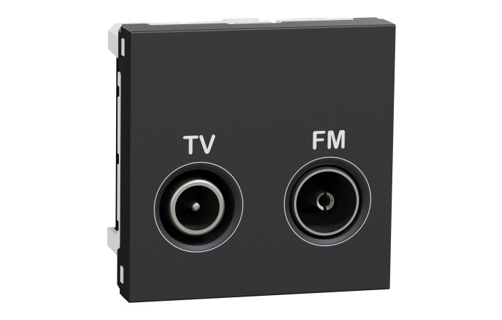 Розетка R-TV SAT прохідна,  2 модуля антрацит - Зображення shnider_NU345254_IOP-default_WD19.jpg