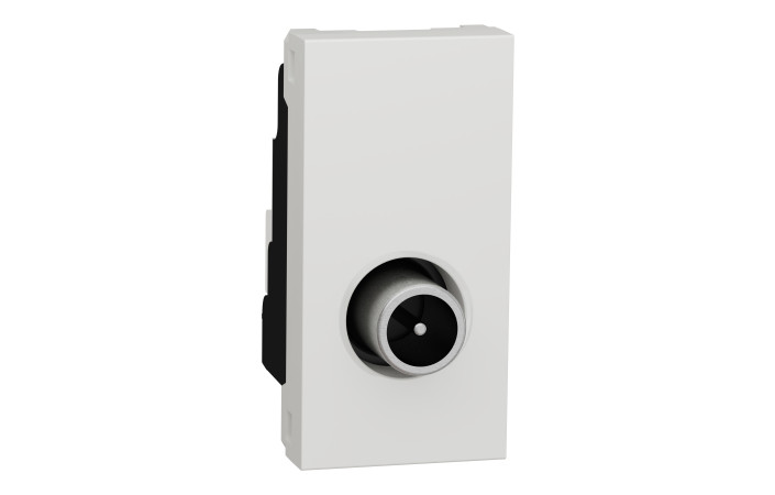 Розетка TV одинарна, 1 модуль білий - Зображення shnider_NU346118_IOP-default_WD19.jpg