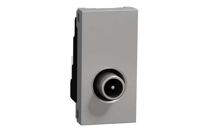 Розетка TV одинарна, 1 модуль алюміній - Зображення shnider_NU346130_IOP-default_WD19.jpg