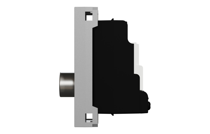 Розетка TV одинарна, 1 модуль алюміній - Зображення shnider_NU346130_IOP-right_WD19.jpg