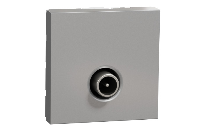 Розетка TV одинарна, 2 модулі алюміній - Зображення shnider_NU346230_IOP-def_WD.jpg