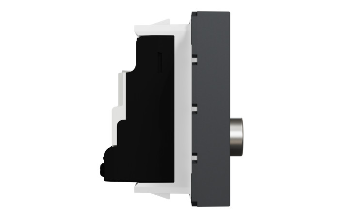 Розетка TV одинарна, 2 модулі антрацит - Зображення shnider_NU346254_IOP-L_WD.jpg