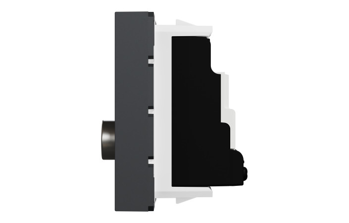 Розетка TV одинарна, 2 модулі антрацит - Зображення shnider_NU346254_IOP-R_WD.jpg